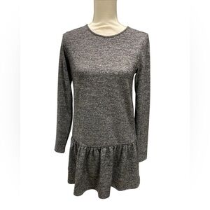 🌸$5 FOREVER 21 top mini dress, baby doll flounce size S